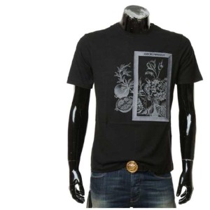 Aprio Armani camiseta de cuello redondo de manga corta para hombres