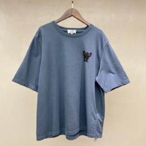 ／エルメスメンズTシャツブルー系チャイナ（CHN）／L