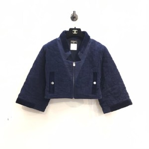  chaqueta de la Sra. Chanel azul China (chn)  XS