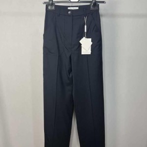 Pantalones casuales de la Sra. maismara 36 yardas logotipo pantalones casuales pantalones casuales pantalones de piernas anchas pantalones femeninos negros pera003