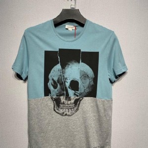 Alexander McQueen camiseta para hombres esqueletos