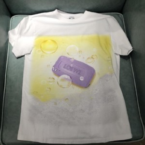 Camiseta Loewe jabón Bubble manga corta l