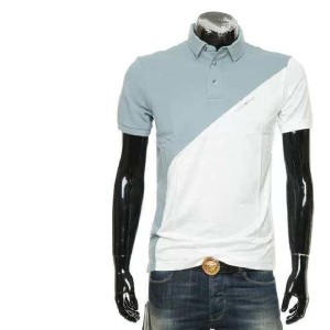 Abril Armani camisa polo de manga corta de moda de moda de manga corta para hombres