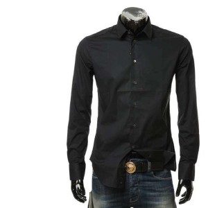 Camisa masculina anprio Armani con todas las camisas de manga larga casual