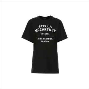 Camiseta de la Sra. Stella McCartney talla S 1601849 camiseta negra adecuada para menos de 120 kilogramos