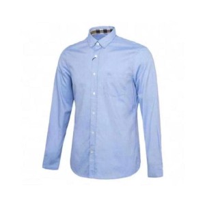 Burberry camisa masculina Burberry camisa azul manga larga