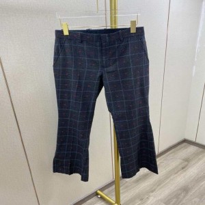 Pantalones casuales de la Sra. Gucci pantalones casuales de amor peque?o pantalones de traje gris oscuro pantalones casuales