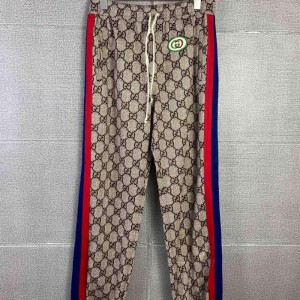 Gucci pantalones casuales pantalones deportivos de flores