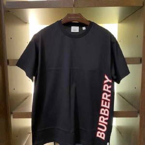 Camiseta masculina de Burberry Burberry letra manga corta