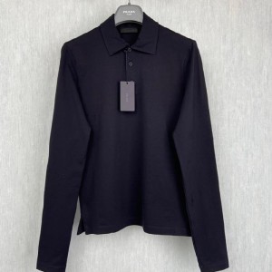 Camisa polo de manga corta para hombres Prada