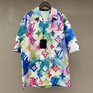 ルイ?ヴィトンTシャツ花柄チャイナ（CHN）S