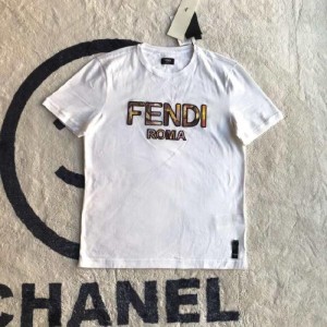 Camiseta de Fendi cuello redondo blanco