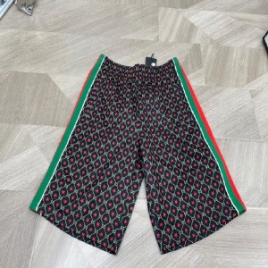 Pantalones cortos para hombres Gucci pantalones cortos para hombres Gucci pantalones cortos ajustados llenos de logo