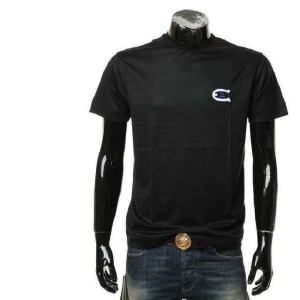 Aprio Armani camiseta de cuello redondo de manga corta de algodón mercerizado de manga corta para hombres