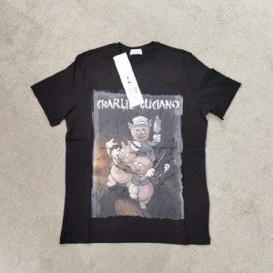  Charlie Luciano camiseta negra China (chn)  XS