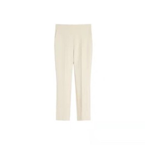 Pantalones casuales de la Sra. maismara 40 yardas beige nepeta002