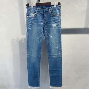 Dior jieao jeans masculinos índigo jeans japoneses