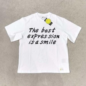 Camiseta Smiley colaborativa Camiseta Pintada con letras blancas s