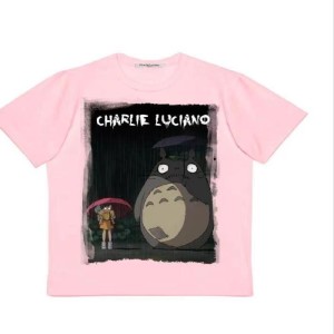 Charlie Luciano manga corta XL talla rosa Totoro manga corta