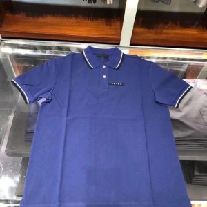  Prada Short Sleeve Blue China (chn)  L