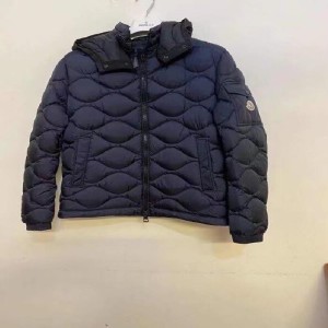 Chaqueta de plumón para hombres de mengkou chaqueta de plumón corta azul oscuro en oto?o e invierno